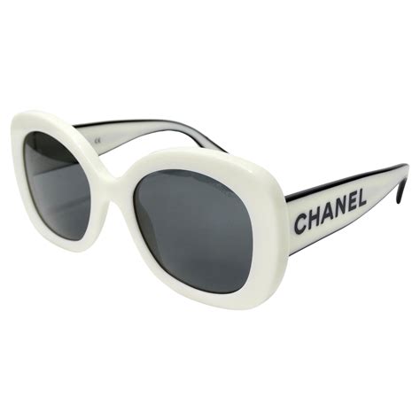 chanel sunglasses black with white trim|where to buy chanel sunglasses.